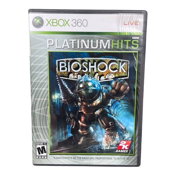 BioShock Platinum Hits Microsoft Xbox 360 Video Game 2007 - Picture 1 of 4